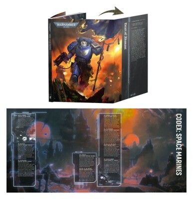 Книга Warhammer 40000 - CODEX - SPACE MARINES (ENGLISH) детальное изображение Кодексы и правила Warhammer Художественная литература