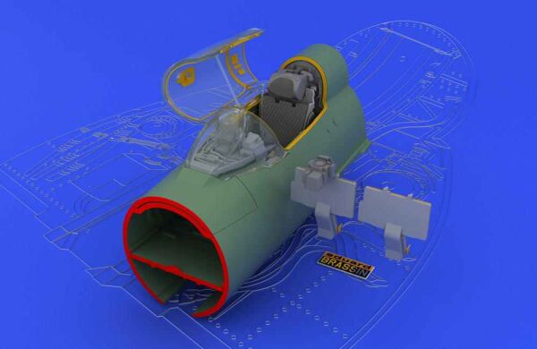 МиГ-21MФ интерьер ранний вариант 1/48 детальное изображение Наборы деталировки Афтермаркет