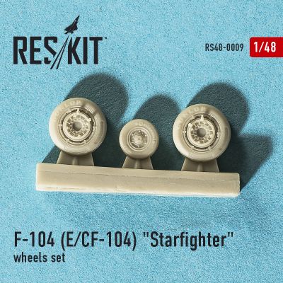 F-104 (E) CF-104 &quot;Starfighter&quot; wheels set (1/48) детальное изображение Смоляные колёса Афтермаркет