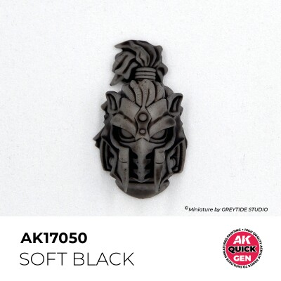 Acrylic paint SOFT BLACK QUICK GEN COLOR AK-interactive AK 17050 детальное изображение QUICK GEN COLOR Краски