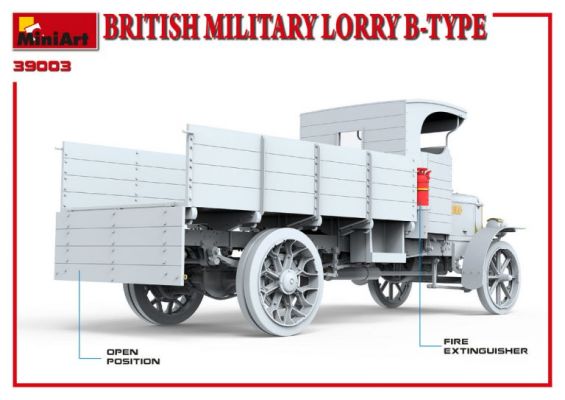 BRITISH MILITARY LORRY B-TYPE детальное изображение Автомобили 1/35 Автомобили