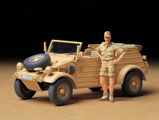 Збірна модель 1/35 German Kubelwagen Type 82 Africa Corps Tamiya 35238 детальное изображение Автомобили 1/35 Автомобили