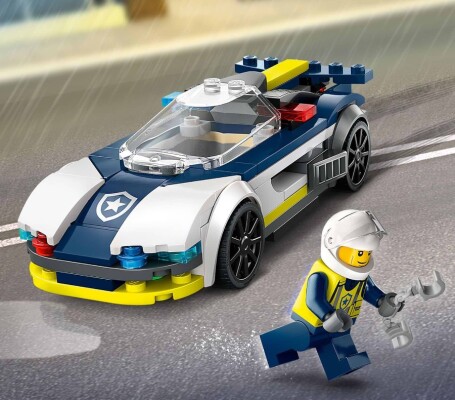 Конструктор LEGO City Преследование маслкара на полицейском автомобиле 60415 детальное изображение City Lego