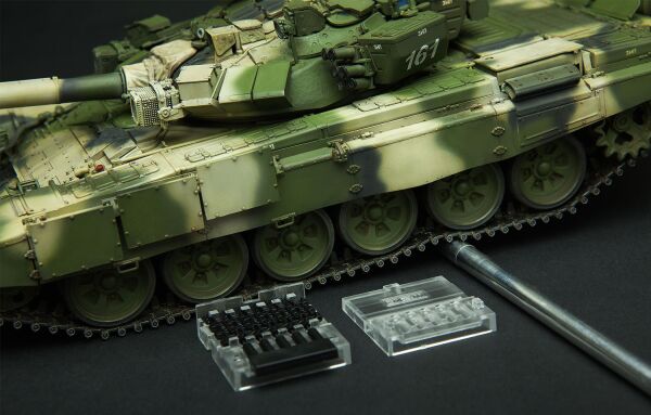 Збірна модель 1/35 танк Т-90 з відвалом з/ТБС-86 Meng TS-014 детальное изображение Бронетехника 1/35 Бронетехника