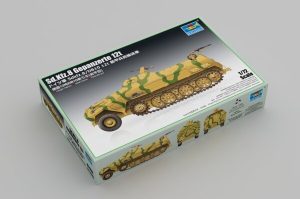 Сборная модель 1/72 Бронированный тягач Sd.Kfz.8 12т Трумпетер 07404 детальное изображение Автомобили 1/72 Автомобили