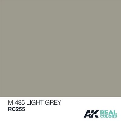 M-485 Light Grey / Светло-серый детальное изображение Real Colors Краски