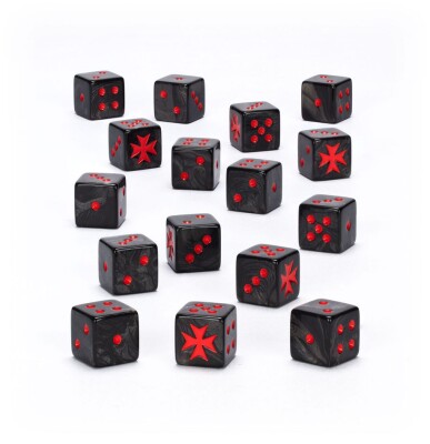 Ігрові куби WARHAMMER 40000: BLACK TEMPLARS DICE детальное изображение Кубы WARHAMMER 40,000