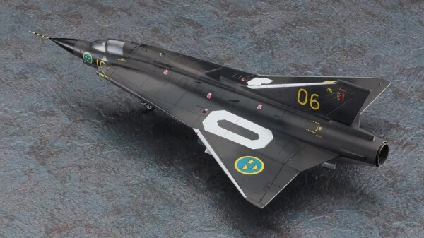 Збірна модель 1/72 Літак J35F Draken Hasegawa 01578 детальное изображение Самолеты 1/72 Самолеты