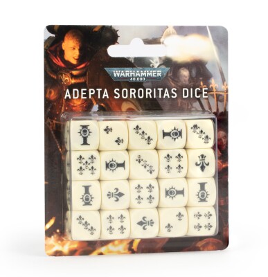 WARHAMMER 40000: ADEPTA SORORITAS DICE детальное изображение Кубы WARHAMMER 40,000