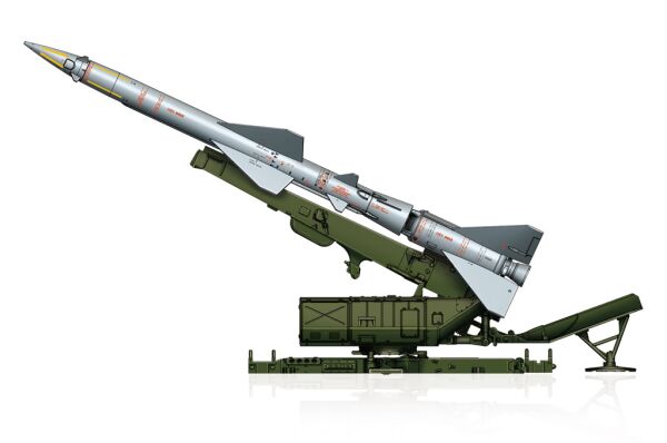 Сборная модель ракеты Sam-2 с кабиной пусковой установки. детальное изображение Артиллерия 1/72 Артиллерия