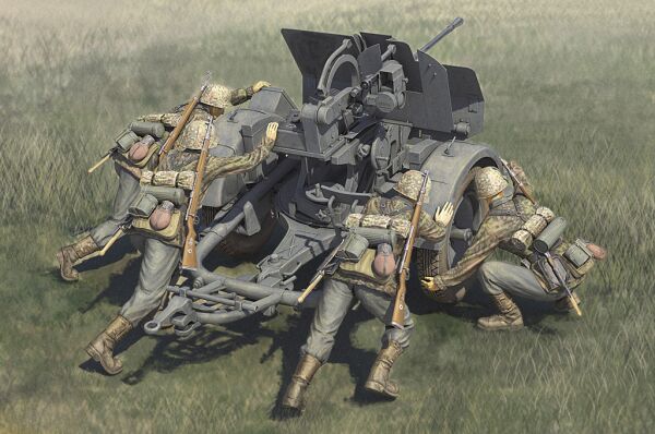 German 20mm Flak 38 crews детальное изображение Фигуры 1/35 Фигуры