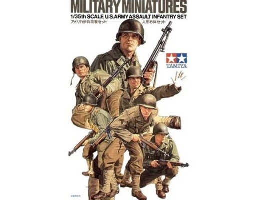 Сборная модель 1/35 Фигуры Набор штурмовой пехоты армии США (6 фигурок) Tamiya 35192 детальное изображение Фигуры 1/35 Фигуры