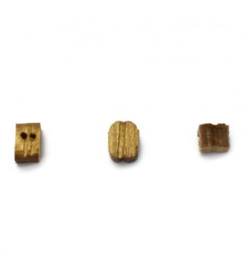 DOUBLE BLOCK WALNUT 4mm (18u) - Подвійний блок з деревини горіха детальное изображение Аксессуары для дерева Модели из дерева