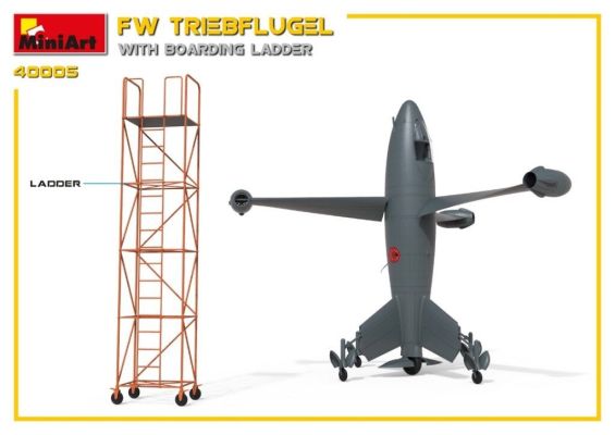 FW TRIEBFLUGEL with Landing Ladder детальное изображение Самолеты 1/35 Самолеты