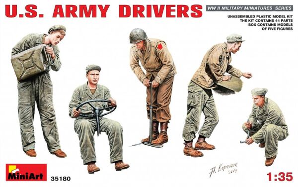 Водители армии США детальное изображение Фигуры 1/35 Фигуры