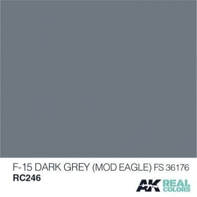 F-15 Dark Grey (Mod Eagle) FS 36176 / Темно-сірий детальное изображение Real Colors Краски