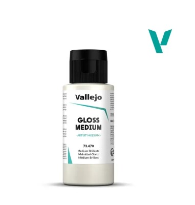 Средство для придания глянца 60 ml Vallejo VAL73470 детальное изображение Вспомогательные продукты Пазлы