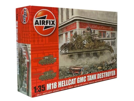 Scale model 1/35 American M18 Hellcat AIRFIX A1371 детальное изображение Бронетехника 1/35 Бронетехника