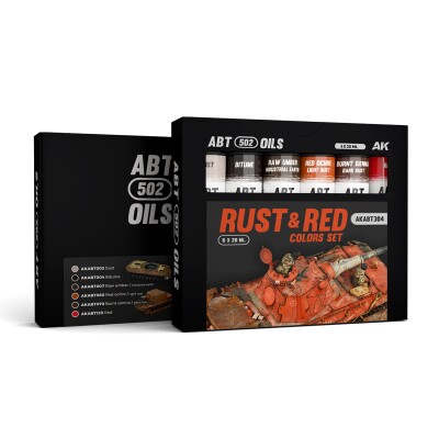 Набір масляних фарб RUST &amp; RED COLORS SET / Іржа та червоні кольори Abteilung 304 детальное изображение Наборы красок Краски