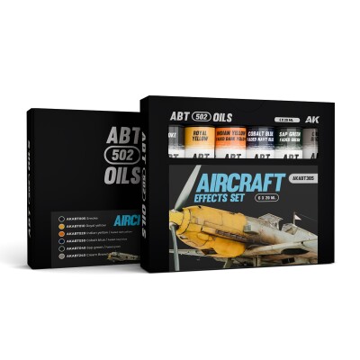 Набір масляних фарб AIRCRAFT EFFECTS SET / Ефекти для літаків Abteilung 305 детальное изображение Наборы красок Краски