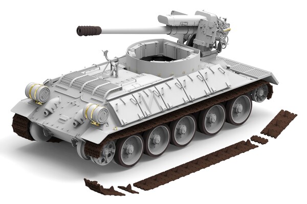 Збірна модель 1/35 Сирійська самохідна гаубиця T-34/D30 122MM RFM RM-5030 детальное изображение Военная техника 
