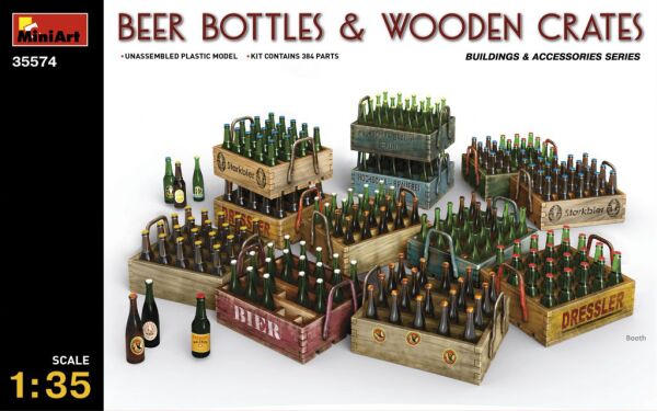 Beer bottles and crates детальное изображение Аксессуары 1/35 Диорамы
