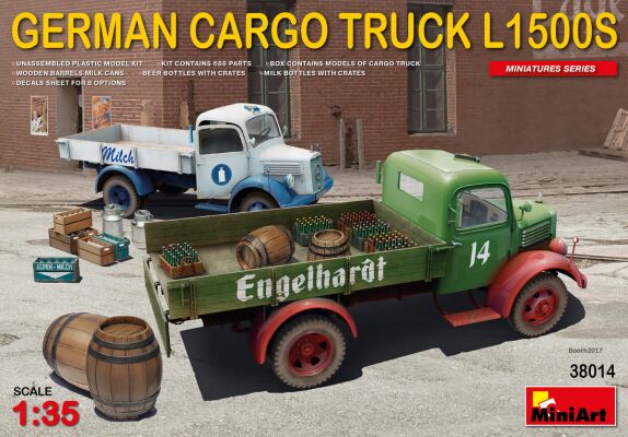 Немецкий грузовой автомобиль типа L1500S детальное изображение Автомобили 1/35 Автомобили