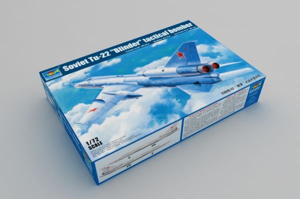 Збірна модель радянського тактичного бомбардувальника Ту-22 &quot;Бліндер&quot; детальное изображение Самолеты 1/72 Самолеты