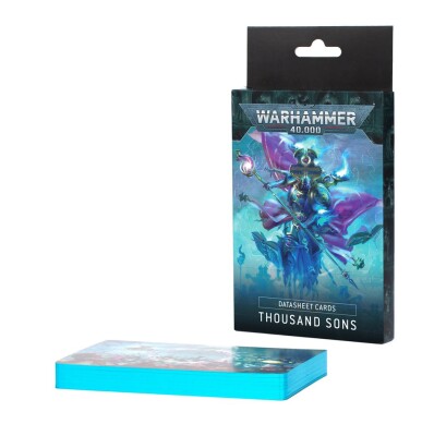 Игровые карты Warhammer 40000: DATASHEET CARDS - THOUSAND SONS (ENGLISH) детальное изображение Тысяча сынов Армии Хаоса