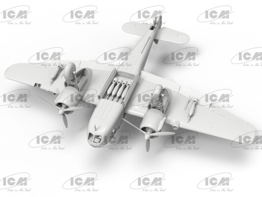 Scale model 1/48 aircraft Bristol Beaufort Mk.I ICM 48314 детальное изображение Самолеты 1/48 Самолеты