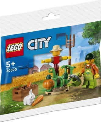 Конструктор LEGO City Фермерский сад и пугало 30590 детальное изображение City Lego