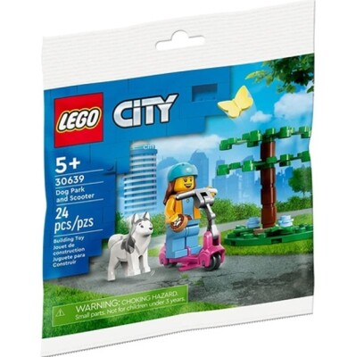 Конструктор LEGO City Парк для собак та самокат 30639 детальное изображение City Lego