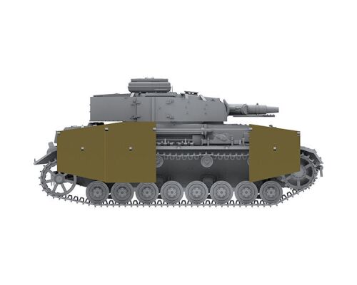 Assembled model 1/35 of the German tank PANZER IV F1 VORPANZER SCHUZEN 3 IN 1 Border Model BT-003 детальное изображение Бронетехника 1/35 Бронетехника