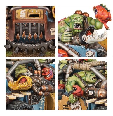 WARHAMMER 40000: ORKS - RUKKATRUKK SQUIGBUGGY детальное изображение Орки Армии Ксеносов