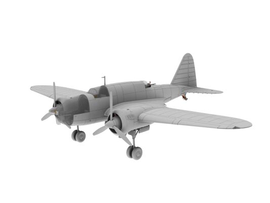 Сборная модель польского среднего бомбардировщика PZL. 37A Łoś детальное изображение Самолеты 1/72 Самолеты