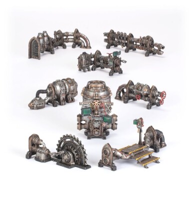 Ігровий набір Warhammer - NECROMUNDA: TERRAIN ZONE MORTALIS: FACTORIA PIPES детальное изображение Necromunda WARHAMMER 40,000