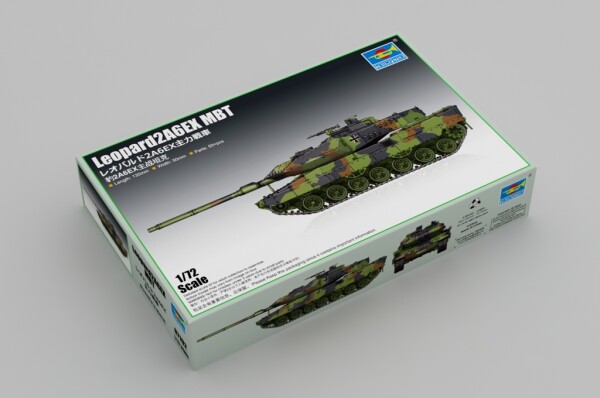 Сборная модель 1/72 Немецкий танк Леопард 2A6EX Трумпетер 07192 детальное изображение Бронетехника 1/72 Бронетехника