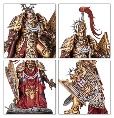 Игровой набор Warhammer 40000 - HORUS HERESY: CUSTODES - SHIELD CAPTAIN детальное изображение Ересь Хоруса WARHAMMER 40,000