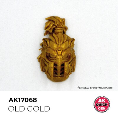 Акрилова фарба OLD GOLD / Старе золото (металік) QUICK GEN COLOR AK-interactive AK 17068 детальное изображение QUICK GEN COLOR Краски
