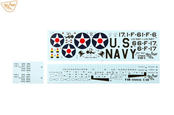 Збірна модель 1/48 Літак F4B-4 ВМС США Clear Prop CP4826 детальное изображение Самолеты 1/48 Самолеты