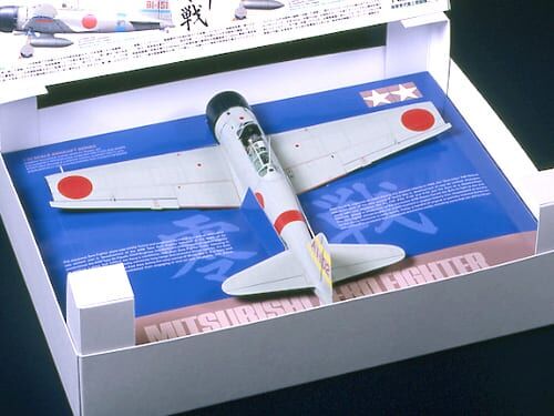 Сборная модель 1/32 Самолет MITSUBISHI A6M2B ZERO FIGHTER MODEL 21 ZEKE Тамия 60317 детальное изображение Самолеты 1/32 Самолеты