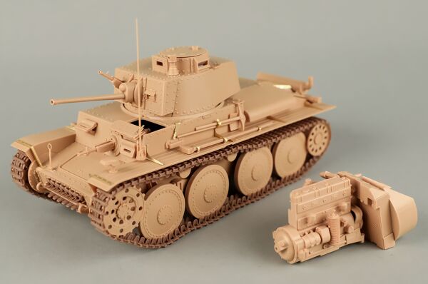 Buildable model Pzkpfw 38(t) Ausf.E/F детальное изображение Бронетехника 1/16 Бронетехника