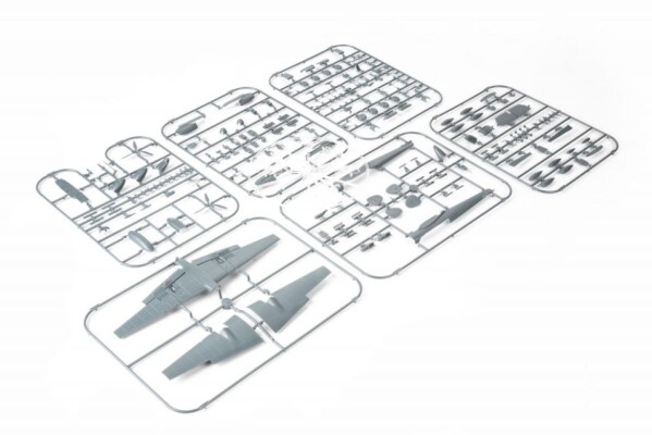 Сборная модель 1/72 Самолет Bf 110G-2 Эдуард 7468 детальное изображение Самолеты 1/72 Самолеты