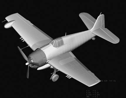 Buildable model of the American F6F-5N Hellcat fighter детальное изображение Самолеты 1/48 Самолеты