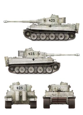 Сборная модель 1/35 танк Tiger I Kharkov Border Model BT-034 детальное изображение Бронетехника 1/35 Бронетехника