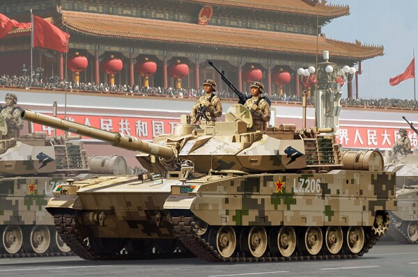 Збірна модель 1/35 Китайський легкий танк ZTQ-15 HobbyBoss 84577 детальное изображение Бронетехника 1/35 Бронетехника