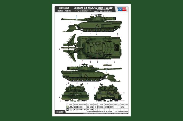 Leopard C2 MEXAS with TWMP детальное изображение Бронетехника 1/35 Бронетехника