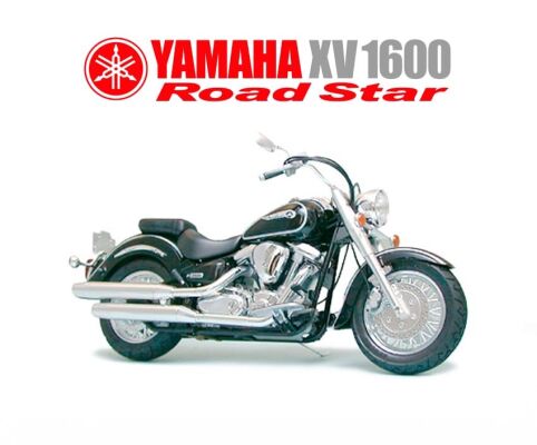 Збірна модель 1/12 Мотоцикл Yamaha XV1600 &quot;ROAD STAR&quot; Tamiya 14080 детальное изображение Мотоциклы Гражданская техника