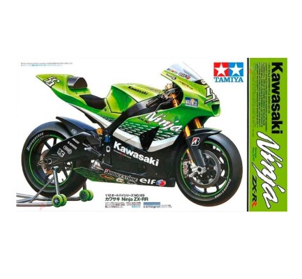 Збірна модель 1/12 Мотоцикл Kawasaki NINJA ZX RR Tamiya 14109 детальное изображение Мотоциклы Гражданская техника