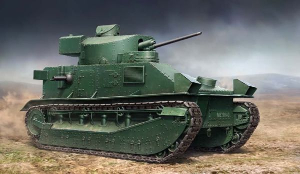 Vickers Medium Tank MK II детальное изображение Бронетехника 1/35 Бронетехника